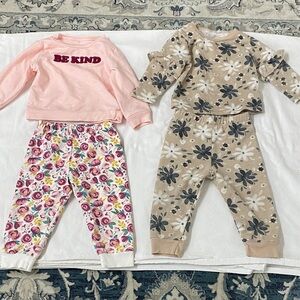 Chick Pea Pink and Tan Kids Matching Sets